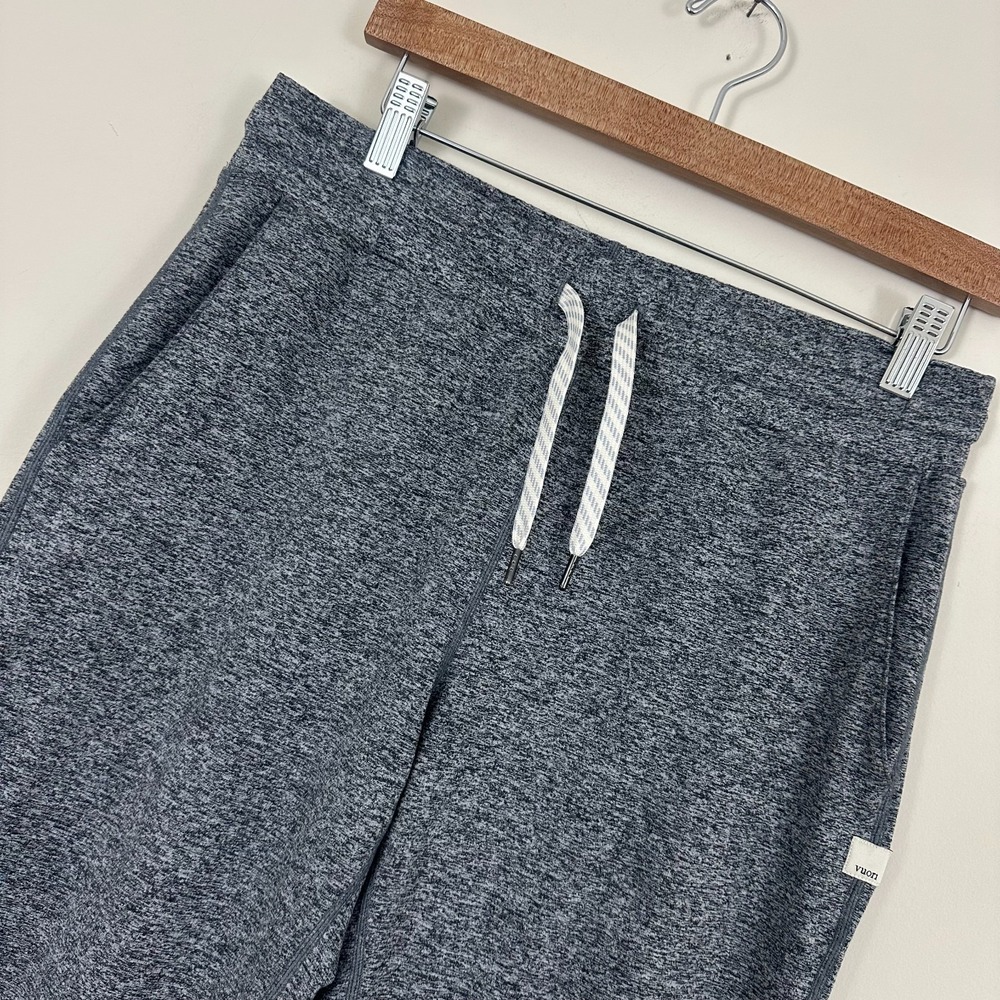 Vuori Performance Jogger Pants Heather Gray Tapered Leg Elastic Waist Mens M
